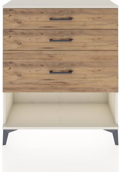 Arges Şifonyer 3 Çekmeceli 88x30x106 Aytaşı-çam Aytaşı