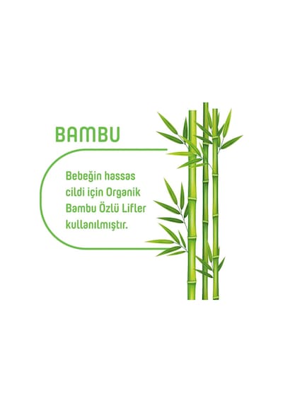 Pure Baby Wipes Organic Bambu Islak Havlu Mendil 90 Yaprak 2'li