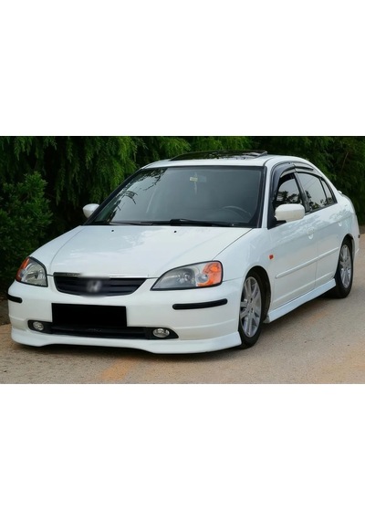 Honda Civic Vtec 2 Typer Ön Ek Karlık Mat Siyah Plastik 2001 2002 2003 Makyajsız Kasa Karlık+bodykit+ek