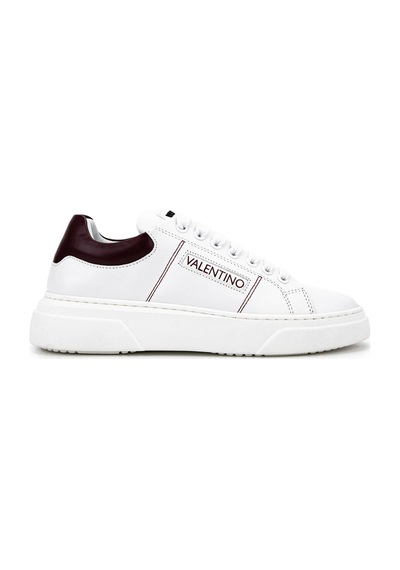Mario Valentino Unisex Hakiki Deri Beyaz/bordo Sneakers & Spor Ayakkabı 1040 95s3909 Ayk Sk25-26 Whıte/bordeaux Beyaz-bordo