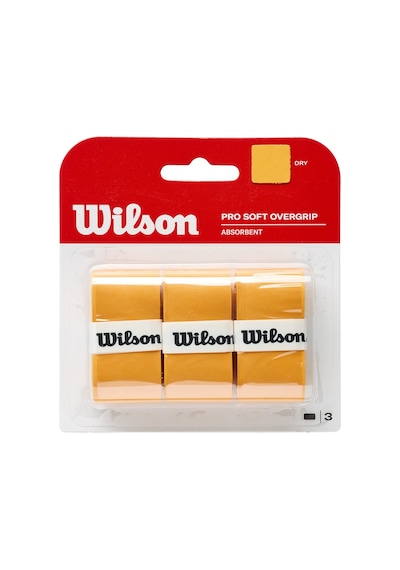 Wilson Unisex Tutma Bandı Pro Soft Overgrip, Altın, 3 Adet, Wrz4040go