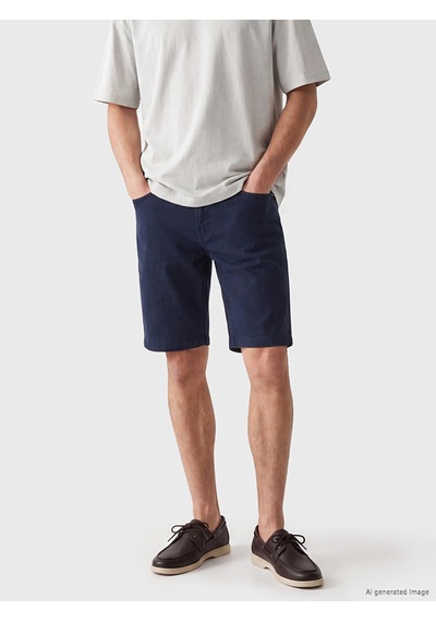 Lcwaıkıkı Classic Lacivert Slim Fit Gabardin Erkek Şort