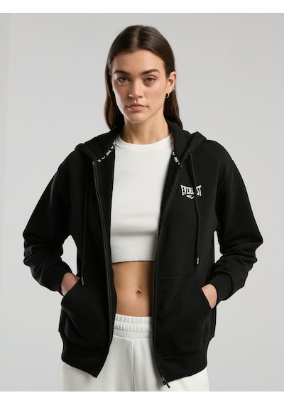 Everlast Ever Classics Wmn Siyah Kadın Kapüşonlu Full Zip Sweatshirt Siyah