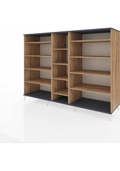 Kronos Dolap 11 Raflı 220x59x163 Çam-antrasit/çam Antrasit/çam Kronos Dolap 11 Raflı 220x59x163 Çam-antrasit/çam Antrasit/çam