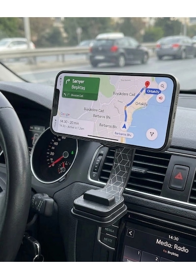 Dashboard Manyetik Telefon Tutucu Ayarlanabilir Telefon Standı