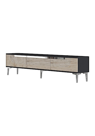 Tsa1805ats - Meyra Tsa180 Tv Stand, Tv Sehpası Ve Tv Ünitesi Antrasit-traverten-sılver 180cm Tsa1805ats - Meyra Tsa180 Tv Stand, Tv Sehpası Ve Tv Ünitesi Antrasit-traverten-sılver 180cm