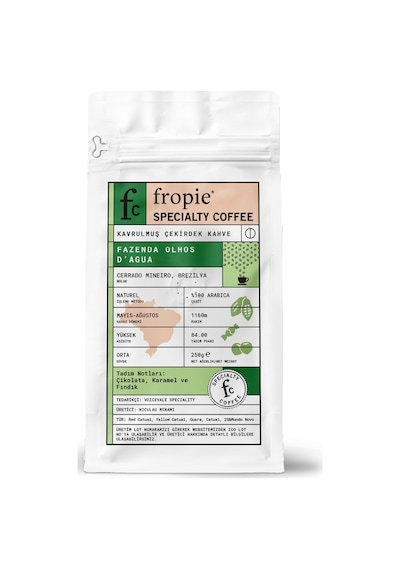 Fropie Nitelikli Kahve Brezilya Çekirdek 250 G