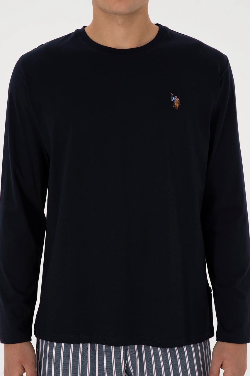 U.s. Polo Assn. Erkek Lacivert Pijama Takım 50318610-vr033 Lacivert
