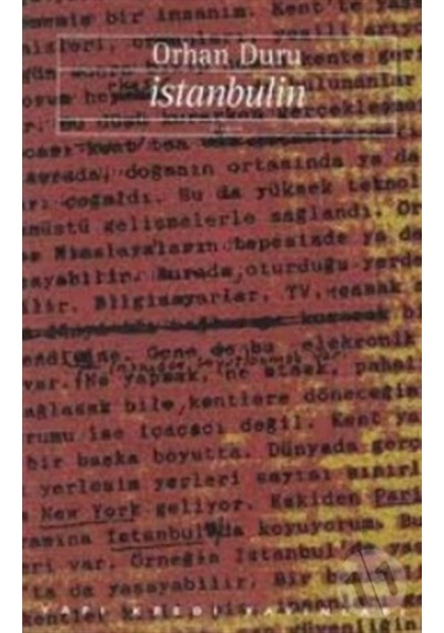 Istanbulin Orhan Duru - Yapı Kredi Yayınları