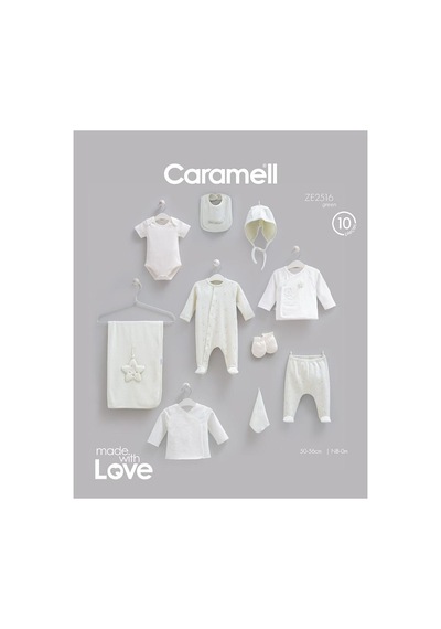 Caramell Pamuk Teddy Bear 10'lu Set 0-3 Ay 50-56 Cm Yeşil Crml.ze2516.ysl