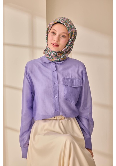 Silk Home Aura Eşarp 140006-13 Vizon, Lacivert, Leylak, Yeşil, Yağ Yeşili