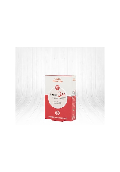 New Life CoEnz QH Ubiquinol 100 mg 30 Yumuşak Kapsül