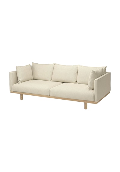 Ikea Bej Modern Kanepe - 3'lü Kanepe