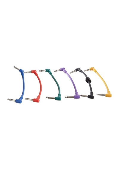 Kirlin 15cm. Gitar Pedal Ara Kablosu Seti 6 Adet