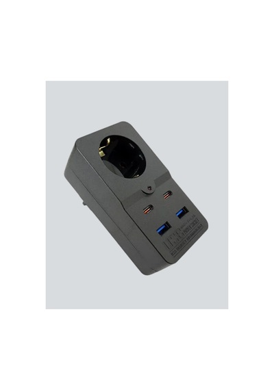 Akıllı Akım Dengelemeli Priz 2500w 4 Usb Type C Çıkışlı Çok Renkli 1 - 10 M