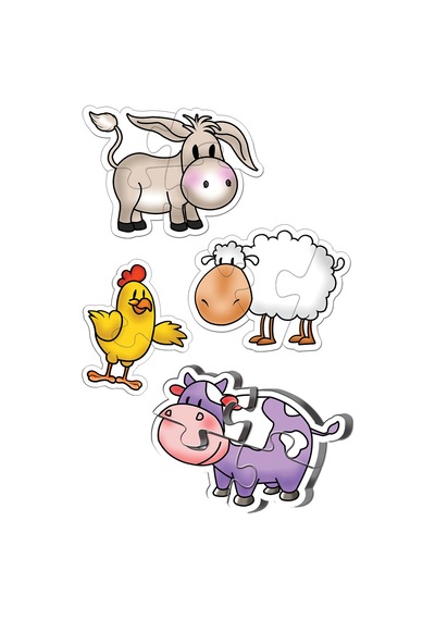 Ks Games Çiftlik Hayvanları Baby Puzzle