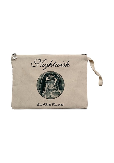Nightwish Once Krem Clutch Astarlı Cüzdan / El Çantası Krem
