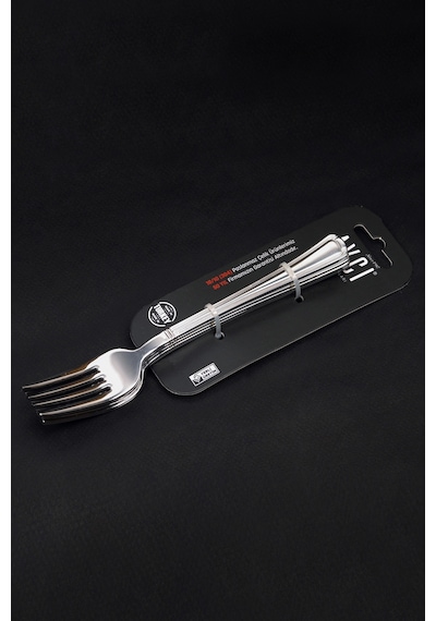 Avcı Nevra 6 Adet Yemek Çatalı 18/10 Paslanmaz Çelik 2.5 MM Gümüş
