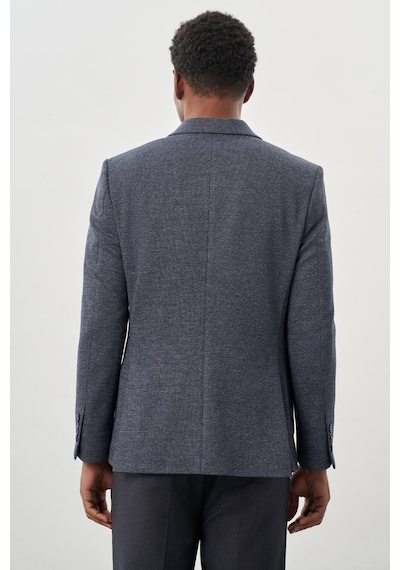 İmza Lacivert Desenli Örme Mono Yaka Astarsız Esnek 6 Drop Slim Fit Casual Ceket 1002245161 Lacivert İmza Lacivert Desenli Örme Mono Yaka Astarsız Esnek 6 Drop Slim Fit Casual Ceket 1002245161 Lacivert