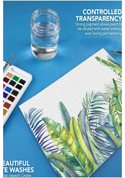 A5 200 Gr Spr Mix Media Pad 20 Yp+a5 120 Gr 50 Yp Aquafine Sulu Boya Seti 12'li Sanat Seti Diğer