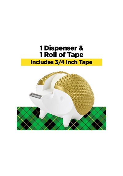 Scotch Marka Kirpi Bant Dispenseri, Hediye Paketleme İçin Harika, 3/4" X 350" Bant Rulosu İçerir C47-hedgehog-g 1