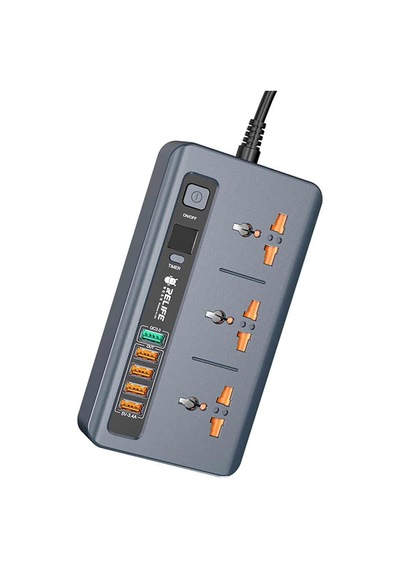 Rl-316d Akıllı Priz Termal Akım Ve Isınma Korumalı 5 Usb 5v-3.4a Qc3.0 Girişli Led Ekran Uzatma Kablolu Diğer