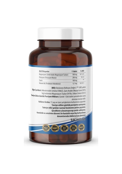 Ncs Magnezyum Sitrat Potasyum Taurin 60 Tablet + Hap Kutusu