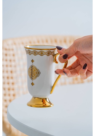 Acar Justina Porselen Kupa - 200 Ml Renkli