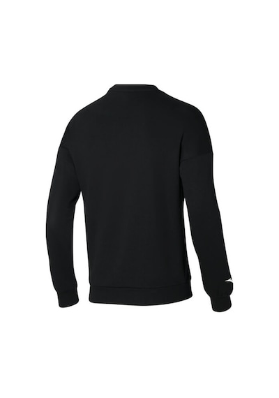 Mizuno Mızuno Graphic Crew Erkek Sweatshirt Siyah