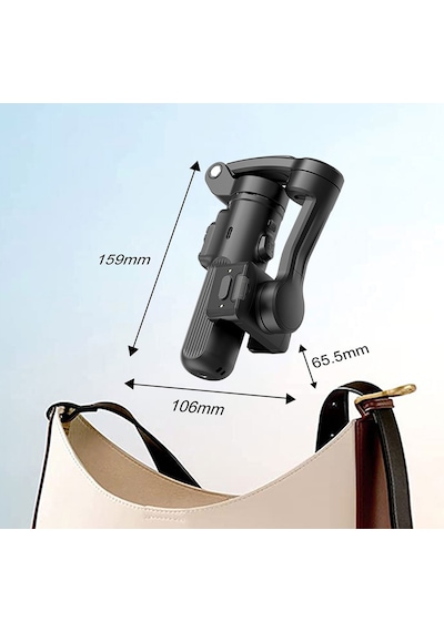 Gimbal Sabitleyici Lenyes Lph113 3 Eksenli Akıllı Stabilizatör Siyah