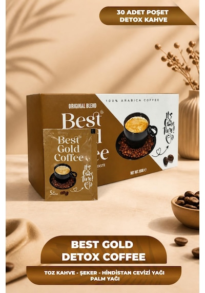 Best Gold Detox Coffee Bitkisel İçerikli Kahve
