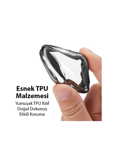 Dux Ducis Samo Series Apple Watch Uyumlu Ultra 49mm İçin Soft Tpu Full Koruma Ultra İnce Silikon Kılıf- 5775