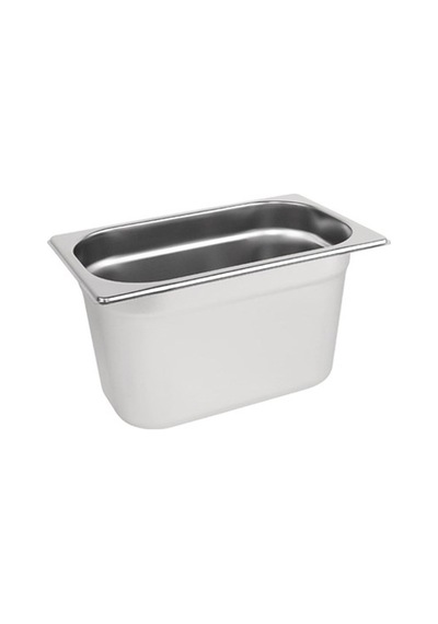 Gastronorm Küvet Paslanmaz Çelik Gn 1/3 - 200 Mm Gümüş