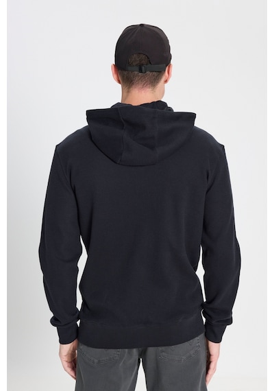 Regular Fit Normal Kesim Kapüşonlu %100 Pamuk Sweatshirt Sweatshirt Wrangler Siyah