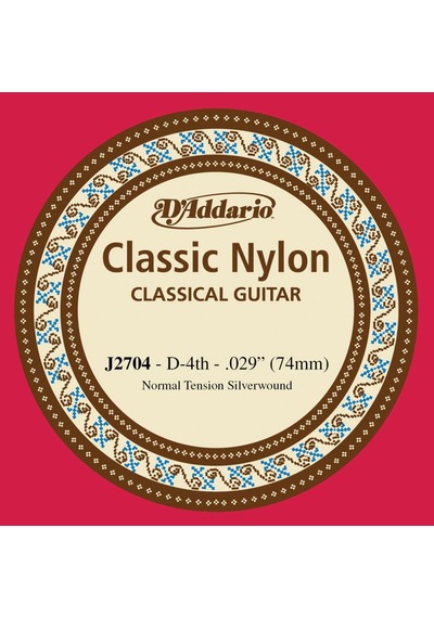 Daddarıo J2704 Klasik Tek Tel, Naylon, D- Re , Normal