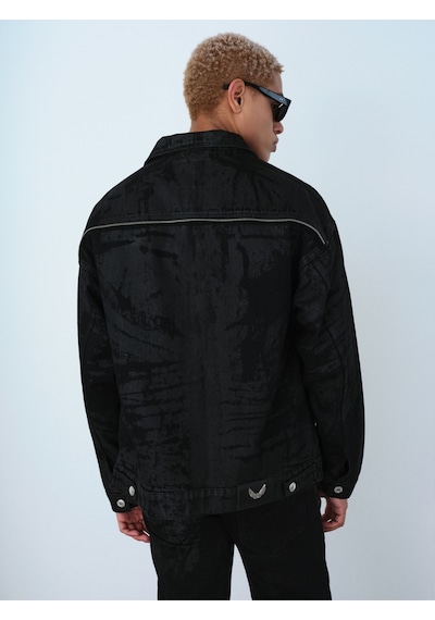 Oversize Erkek Ceket Denim