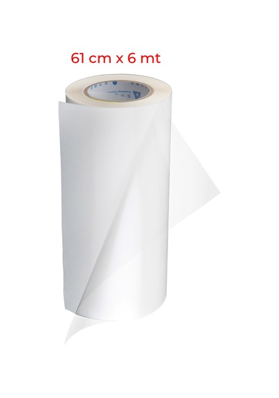ŞEFFAF YAPIŞKANLI FOLYO 61 CM X 6 METRE