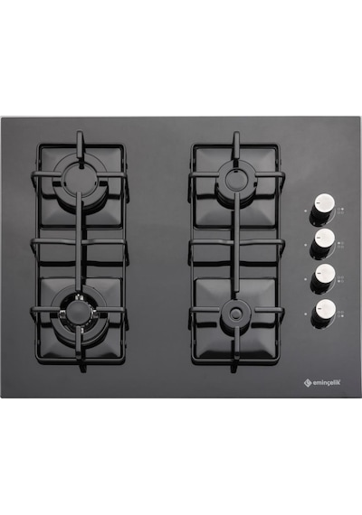 Eminçelik EC-AH 1240 SW BG65 NG Ankastre Woklu Cam Ocak