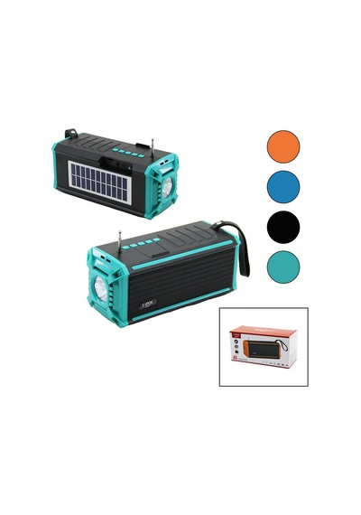 J-ipok P-520 Hasuba Hs-293 Fenerli Solar Panelli - Usb Şarjlı Blu