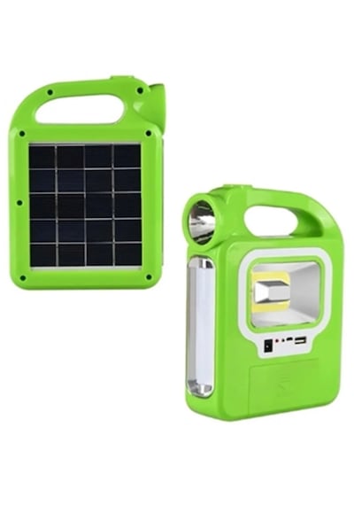 Hb-6399 Güneş Enerjili Solar Aydınlatma Ampullü Solar Set Işıldak