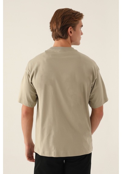 Harvard Veritas Açık Haki Erkek T-shirt 5274-42859 Açık Haki