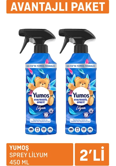 Yumoş Sprey Lilyum 2 X 450 Ml 2 Adet Diğer