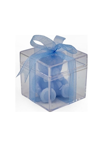 Hediyelik Kare Mika Kutu 4x4x4 Cm- 25 Adet