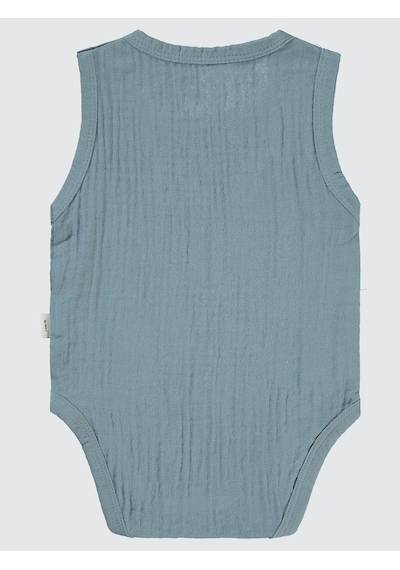 Civil Baby Bebek Çıtçıtlı Badi 1-18 Ay Mavi