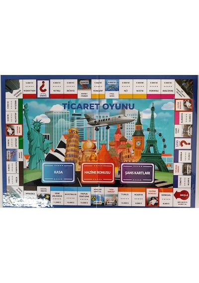 Emlak Ticaret Oyunu Molipoly Molicity Monopoly Monopoli Metropol Mega City Aile Oyunu