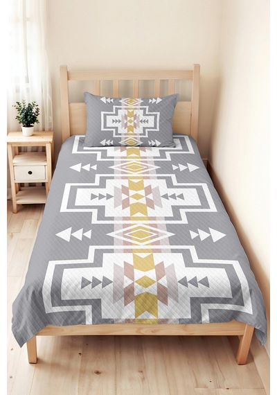 Gri Geometrik Bohem Genç Odası Tek Kişilik Pike Takımı - Hardal Bej 160x220 Cm Kapitone Yatak Örtüsü Mercansı Pencere Dengesi Gri Geometrik Bohem Genç Odası Tek Kişilik Pike Takımı - Hardal Bej 160x220 Cm Kapitone Yatak Örtüsü Mercansı Pencere Dengesi