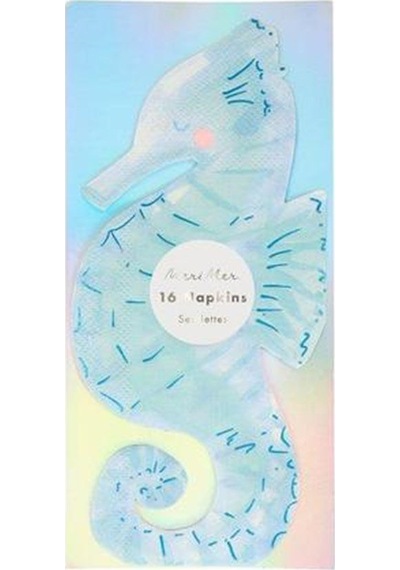 Meri Meri - Seahorse Napkin - Denizatı Peçete