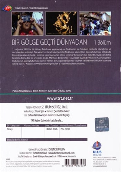 Bir Gölge Geçti Dünyadan Trt Arşiv 75 - Dvd