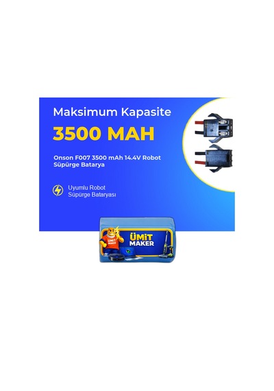 Onson F007 3500 Mah 14.4v Robot Süpürge Batarya