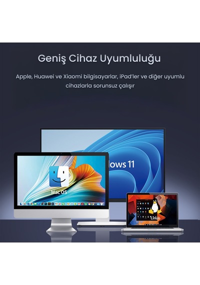 Veggieg G800 Kablosuz 2.4ghz 3600dpı Optik Mouse Gri Diğer